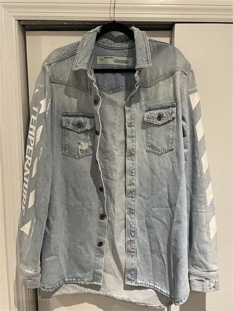 off white temperature denim jacket replica|(FIND) OFF WHITE TEMPERATURE DENIM JACKET : .